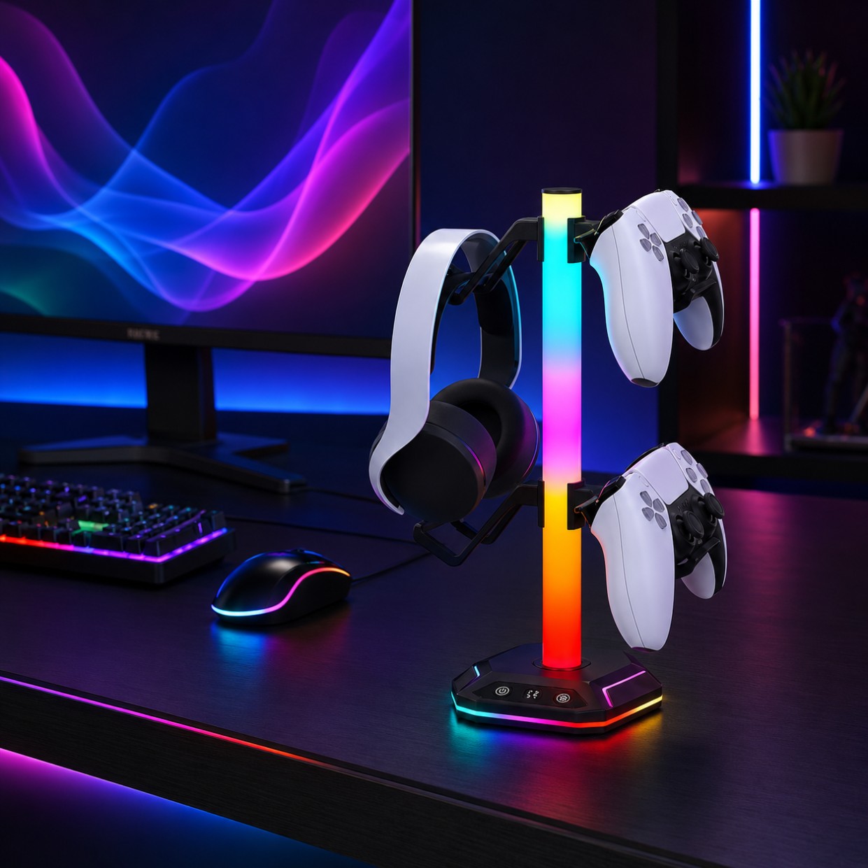 RGB Headset Charging Stand