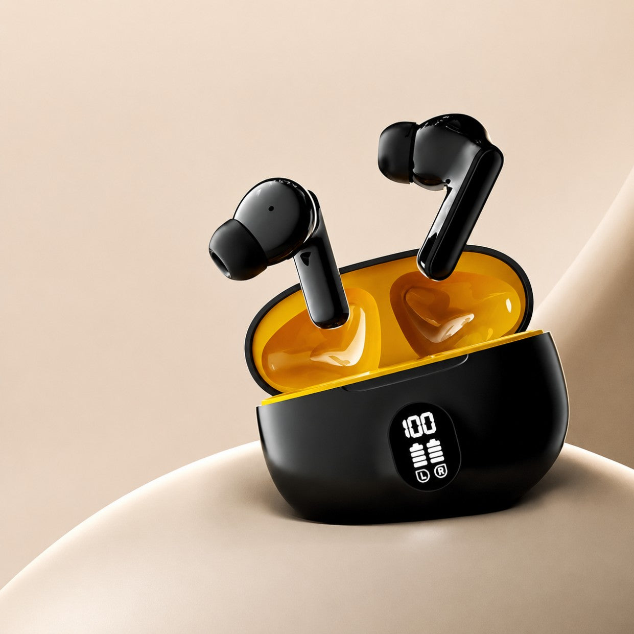 TWS LED Display Earbuds