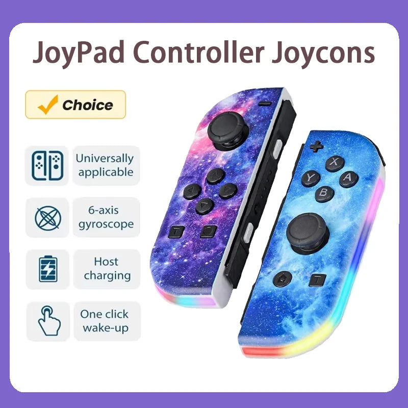 RGB Wireless Controllers for Nintendo Switch / OLED / Lite