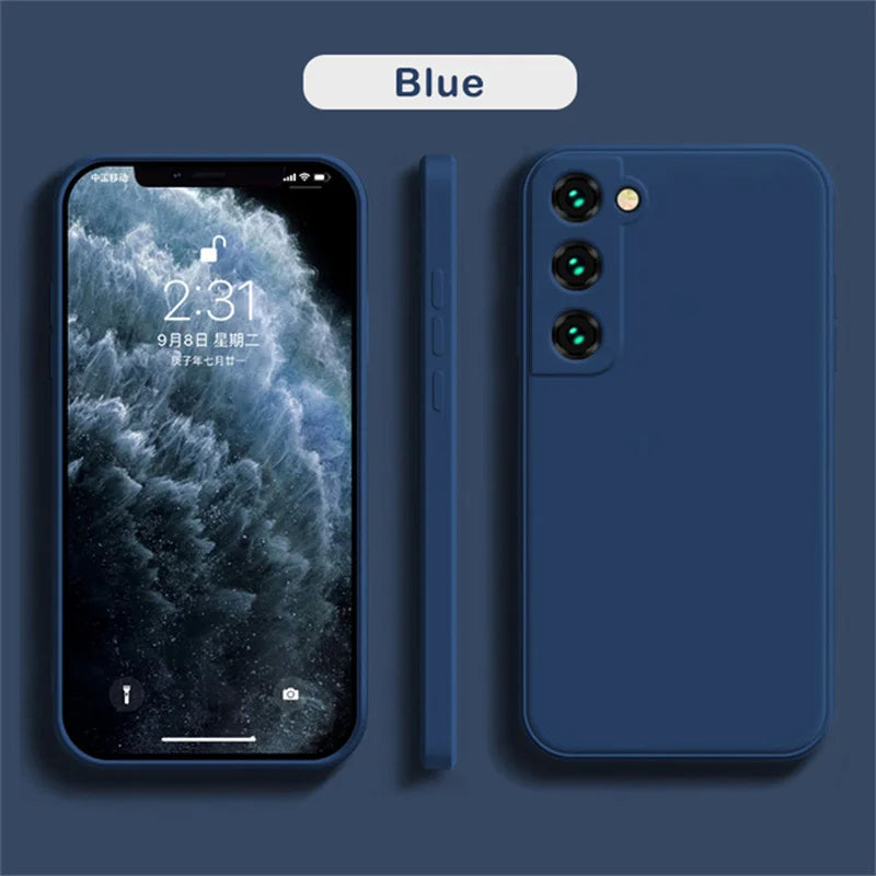 Silicon Phone Case For Samsung Galaxy A26 A36 A56 A35 A55 A06 A16 A07 A17 A37 A57 A15 A25 55 5G 5 G Shockproof Back Cover Funda