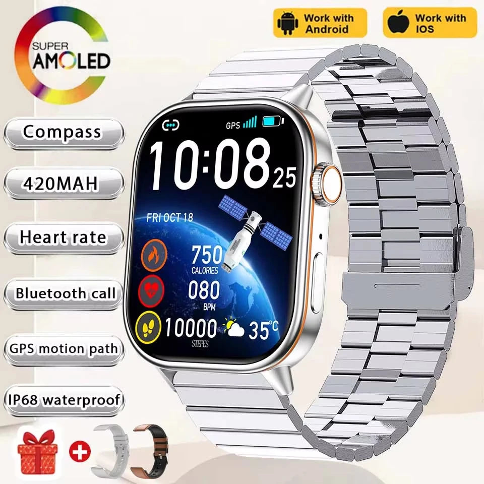2026New Multifunctional SmartWatch Women Gift Built-in GPS Bluetooth Call Music Fitness Sports Bracelet Sleep Monitor watch Lady