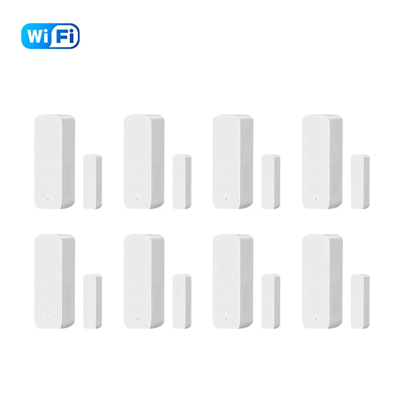 Tuya Smart WiFi Door Sensor Window Contact Alarm, Wireless Home Security Burglar Sensor, Smart Life, Alexa Google Assistant