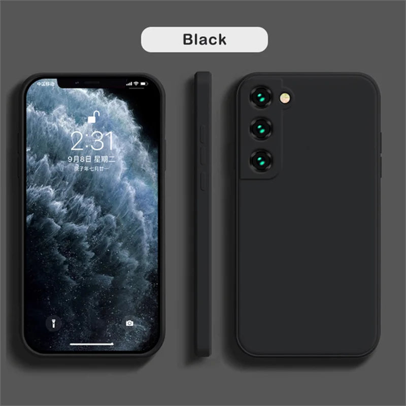 Silicon Phone Case For Samsung Galaxy A26 A36 A56 A35 A55 A06 A16 A07 A17 A37 A57 A15 A25 55 5G 5 G Shockproof Back Cover Funda