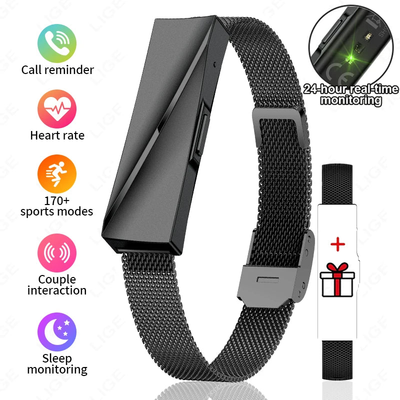 Global Version Smart Wristbands Bluetooth Smartband Fitness Tracker Heart Rate Blood Oxygen Sleep Monitor Health Smart Bracelet
