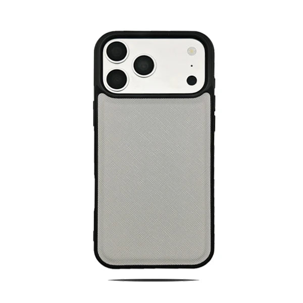 burgundy Fashion Saffiano Leather Business Phone Case for iPhone 17 16 15 14 13 Pro Max Elegant Shockproof Bumper Cover