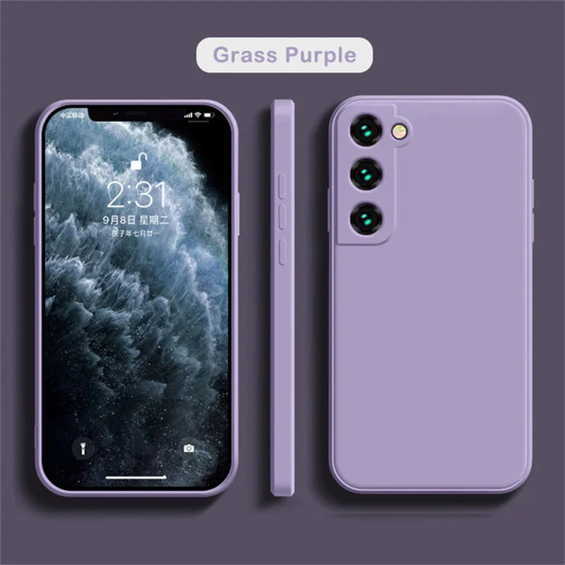 Silicon Phone Case For Samsung Galaxy A26 A36 A56 A35 A55 A06 A16 A07 A17 A37 A57 A15 A25 55 5G 5 G Shockproof Back Cover Funda