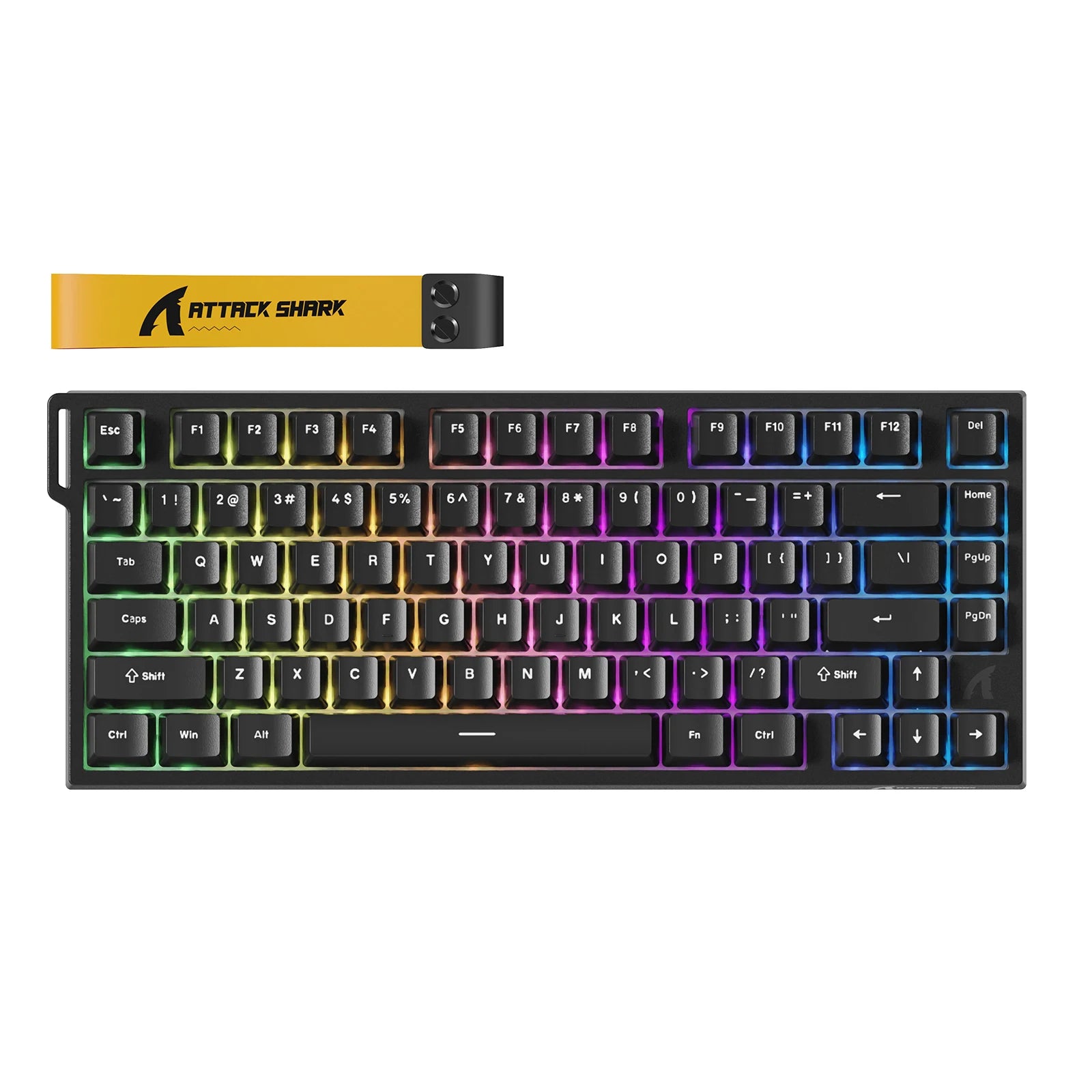 ATTACK SHARK R82 HE Rapid Trigger Wired Mechanical Gaming Keyboard TKL NKRO with 8K Polling,0.005mm RT Accuracy,256K Scan Rate,