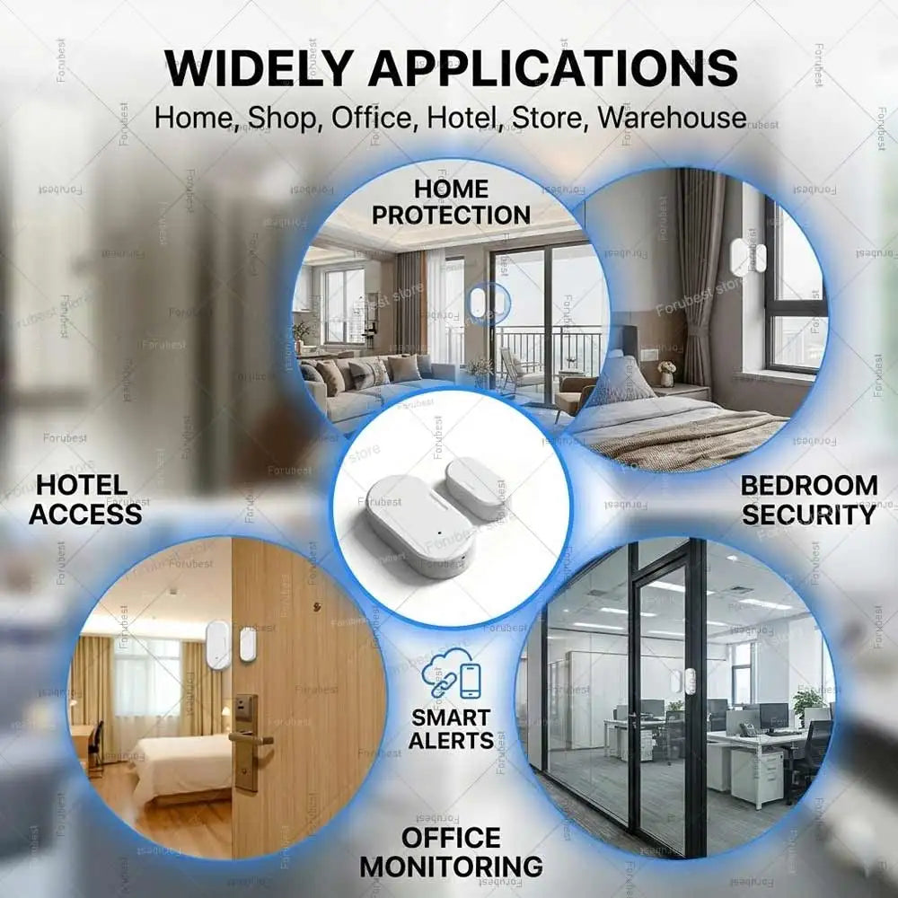 Zigbee 3.0 Door Sensor Window Contact Sensor Smart Home Open Closed Detector Alarm Security Protection For Tuya Smart Life 2MQTT