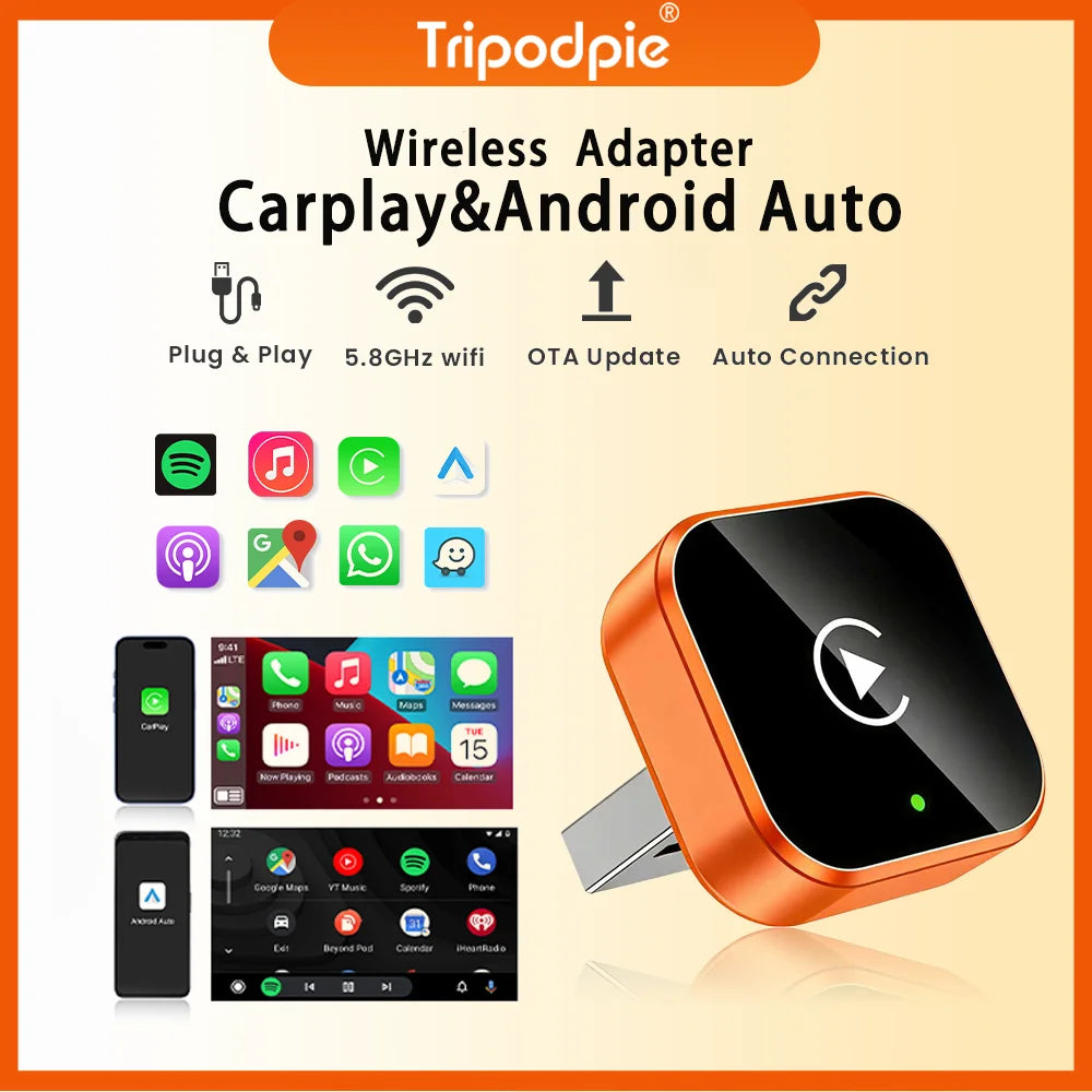 Wireless CarPlay & Android Auto Adapter