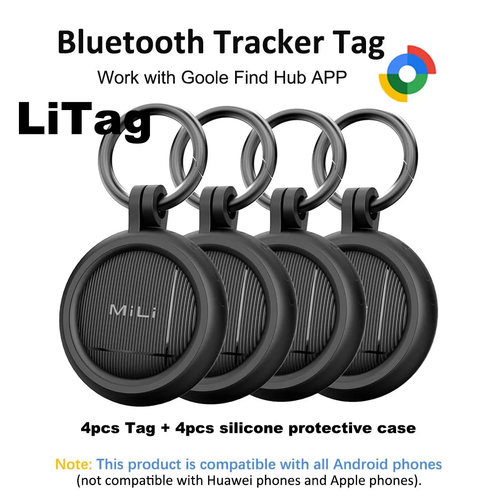 Smart Bluetooth Tags Compatible with Google Find Hub App Android (only) Item Locator Tracker Tags for Suitcases/Luggages