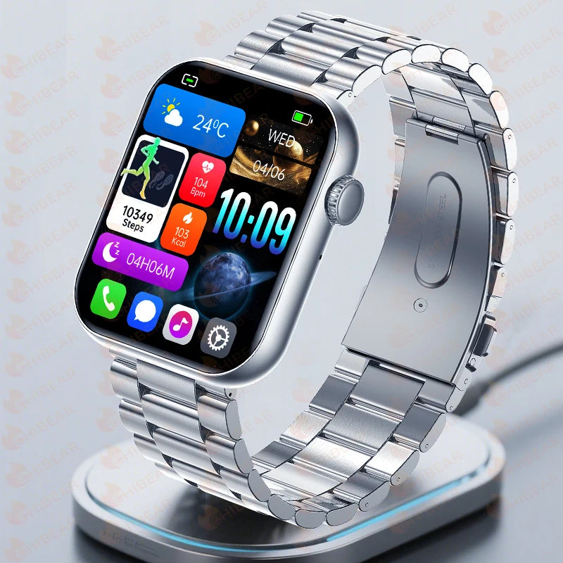 2025 New Smart Watch Men Women Waterproof Support 120 Sports ECG+PPG 1.81 inch Bluetooth Call Smart Watch For Apple DT Watch 10