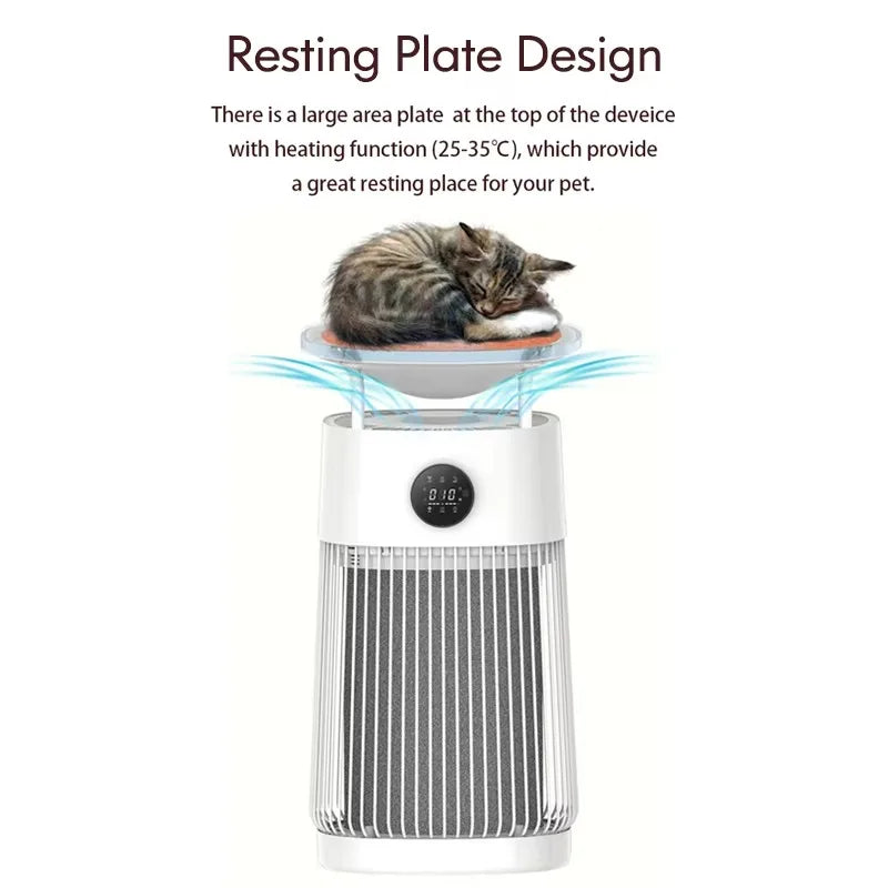2026 PTM Smart Home Portable HEPA Air Purifier for Allergies, Pet Dander and Hair, Bedroom Use with Advanced Filtration System