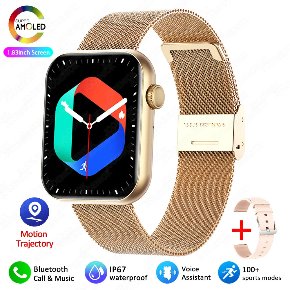 2025 New Smart Watch Men Women Waterproof Support 120 Sports ECG+PPG 1.81 inch Bluetooth Call Smart Watch For Apple DT Watch 10