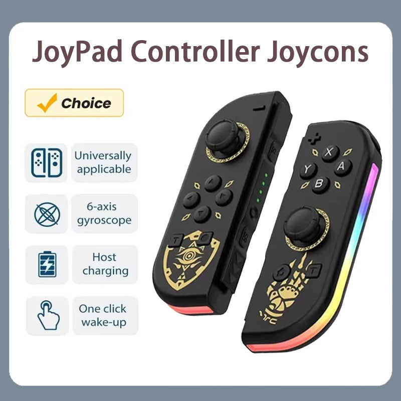 RGB Wireless Controllers for Nintendo Switch / OLED / Lite