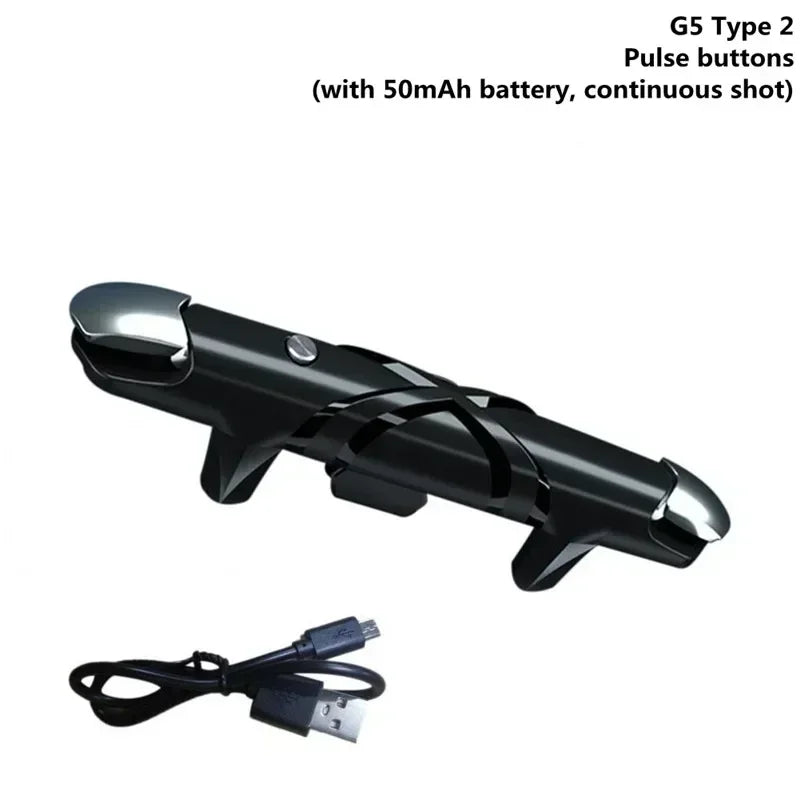 G5 Mobile Game Controller for PUBG Gaming Trigger Shooter Aim Fire ABS Key Button Gamepad Joystick for IPhone Android Smartphone