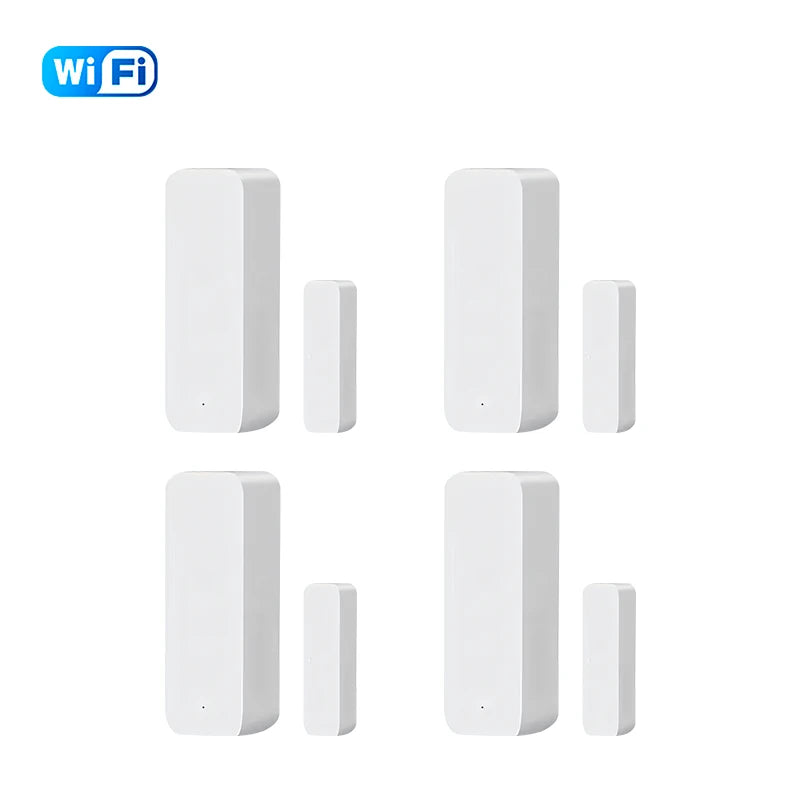 Tuya Smart WiFi Door Sensor Window Contact Alarm, Wireless Home Security Burglar Sensor, Smart Life, Alexa Google Assistant