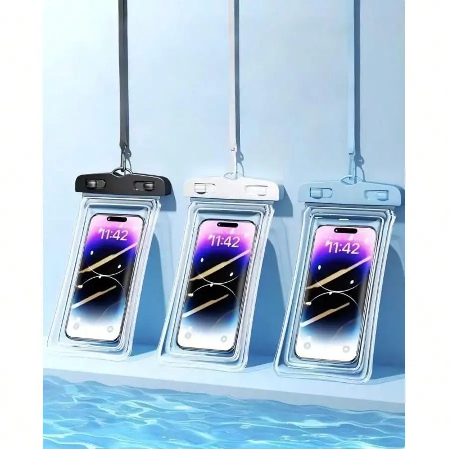 Waterproof Phone Dry Bag Transparent Touch Screen Case For Snorkeling Swimming Beach Underwater Shooting