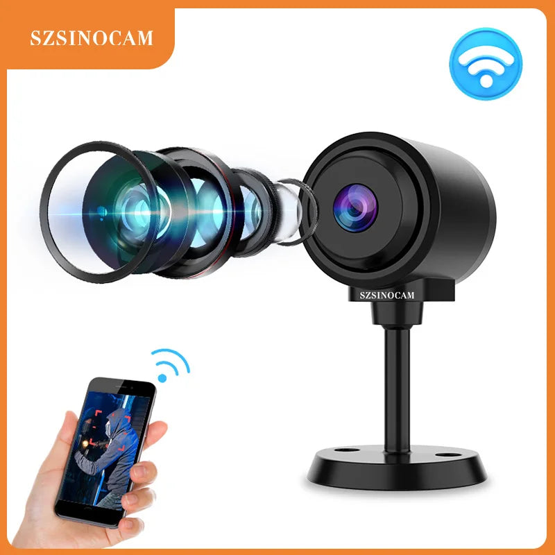 SZSINOCAM 3MP Mini Camera WiFi Wireless Monitoring Security Protection Remote Monitor Camcorders Video Surveillance Smart Home