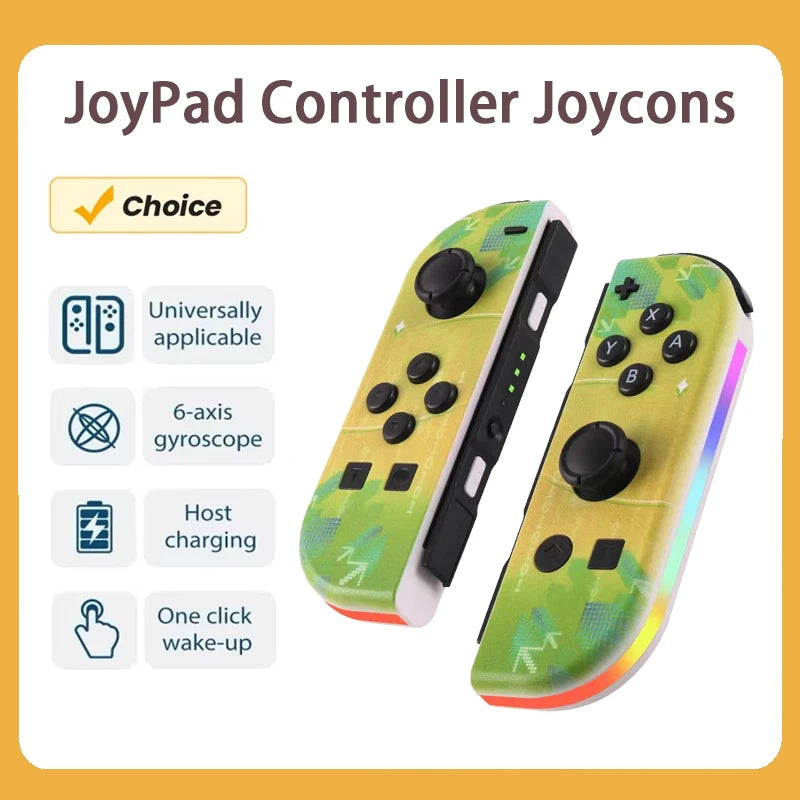 RGB Wireless Controllers for Nintendo Switch / OLED / Lite