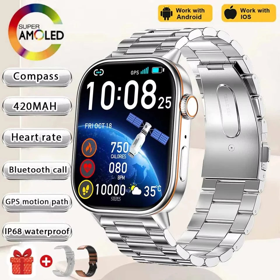 2026New Multifunctional SmartWatch Women Gift Built-in GPS Bluetooth Call Music Fitness Sports Bracelet Sleep Monitor watch Lady