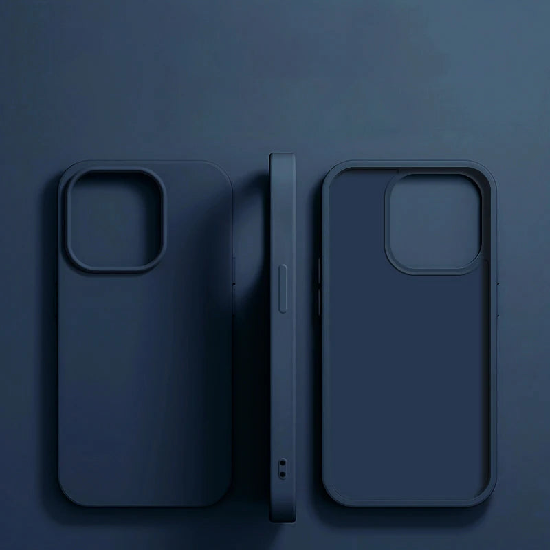 Luxury Liquid Silicone Phone Case for APPLE iPhone 11 13 12 14 15 16 Pro Max Cases for iPhone 17 Pro Shockproof Protector Cover