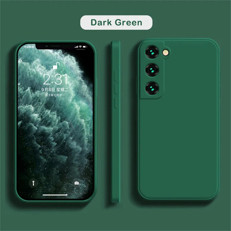 Silicon Phone Case For Samsung Galaxy A26 A36 A56 A35 A55 A06 A16 A07 A17 A37 A57 A15 A25 55 5G 5 G Shockproof Back Cover Funda