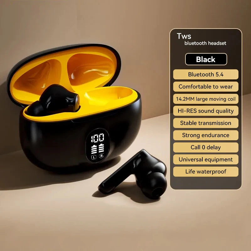 TWS In-Ear Wireless Earbuds Smart LED Display Touch Control Earphone HIFI Stereo Sound Bluetooth-Compatible 5.3 For Apple Xiaomi