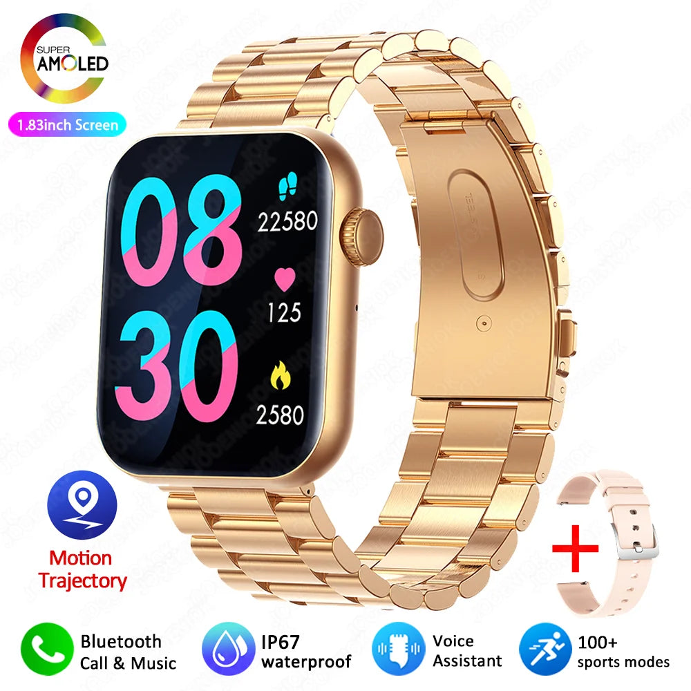 2025 New Smart Watch Men Women Waterproof Support 120 Sports ECG+PPG 1.81 inch Bluetooth Call Smart Watch For Apple DT Watch 10