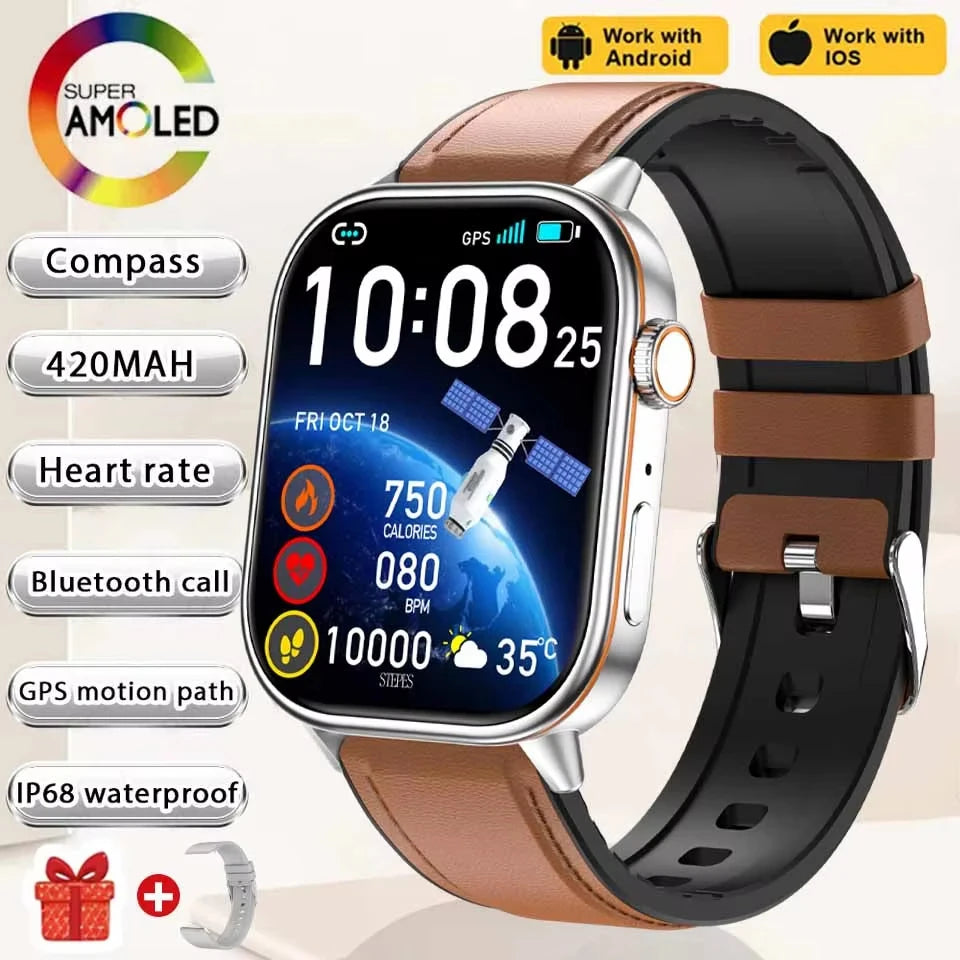 2026New Multifunctional SmartWatch Women Gift Built-in GPS Bluetooth Call Music Fitness Sports Bracelet Sleep Monitor watch Lady