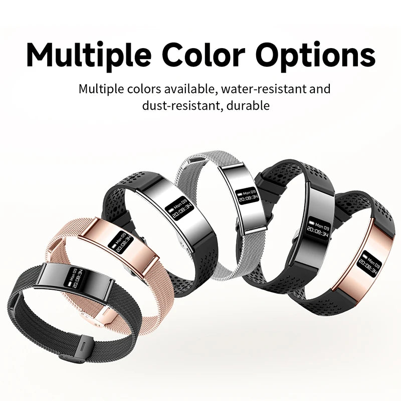 New Fitness Tracker Smart Bracelet Men Women IPX8 Waterproof Heart Rate Sleep Monitoring Outdoor Sport Pedometer Smartwatch 2026
