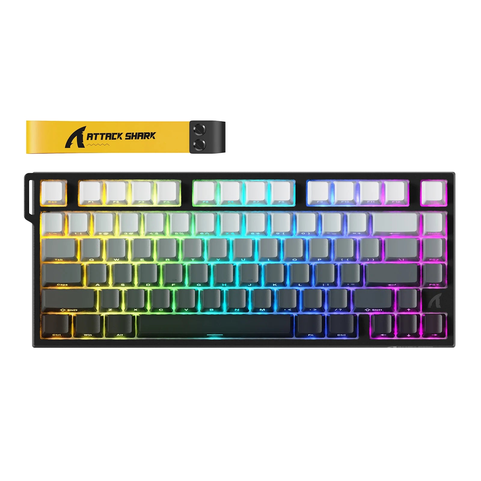 ATTACK SHARK R82 HE Rapid Trigger Wired Mechanical Gaming Keyboard TKL NKRO with 8K Polling,0.005mm RT Accuracy,256K Scan Rate,