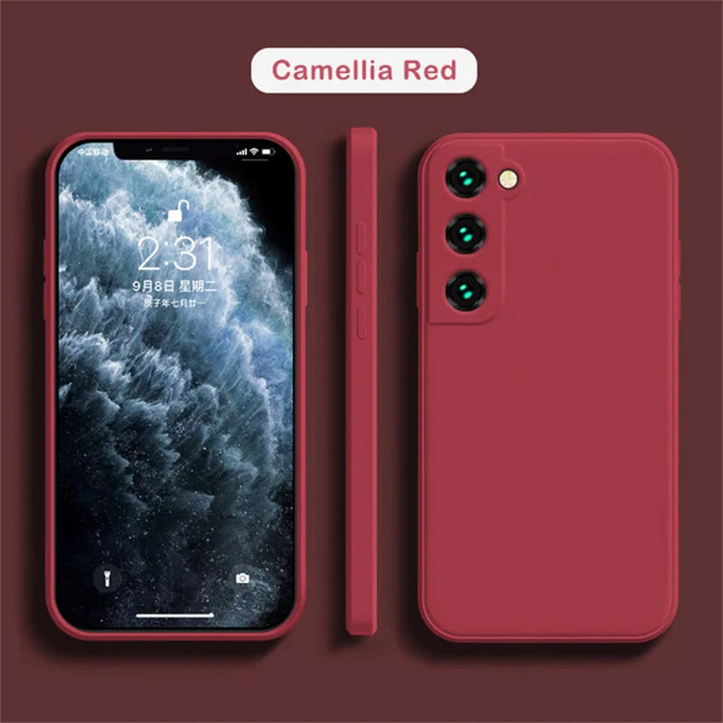 Silicon Phone Case For Samsung Galaxy A26 A36 A56 A35 A55 A06 A16 A07 A17 A37 A57 A15 A25 55 5G 5 G Shockproof Back Cover Funda