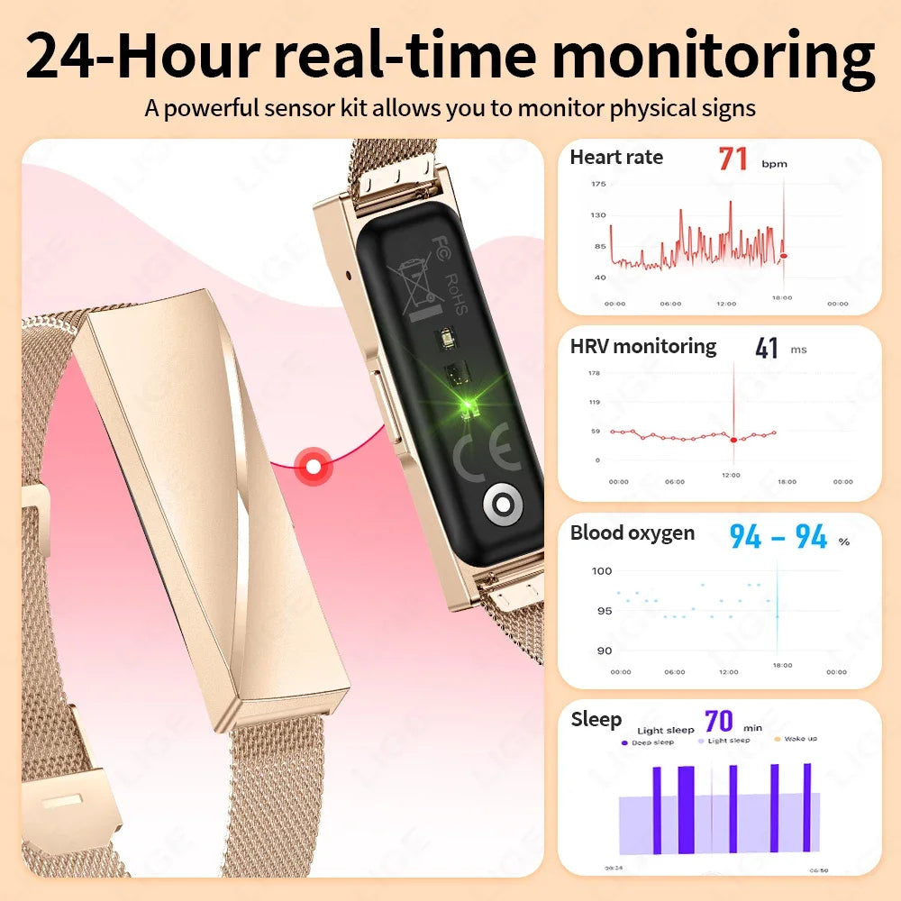 Global Version Smart Wristbands Bluetooth Smartband Fitness Tracker Heart Rate Blood Oxygen Sleep Monitor Health Smart Bracelet