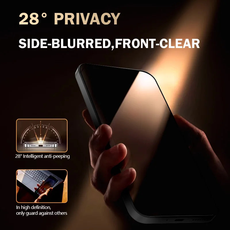 LeReach CF For Xiaomi 17T Pro / 17T 2pcs Privacy Tempered Glass Anti-Glare With Dust-Free VistaGuard Screen Protector