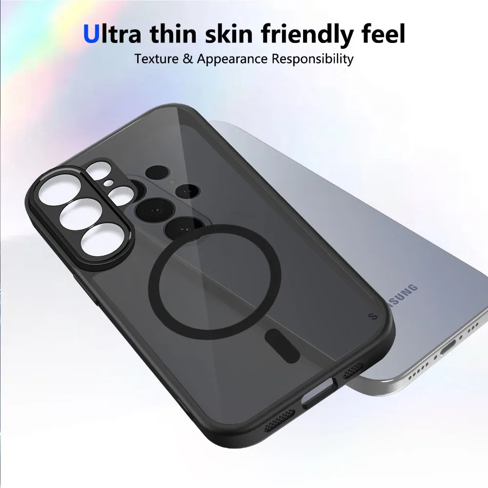 Luxury Matte for Magsafe Shockproof Protector Hard Cover Cases S26Ultra Magnetic Phone Case For Samsung S26 Plus S 26 Ultra