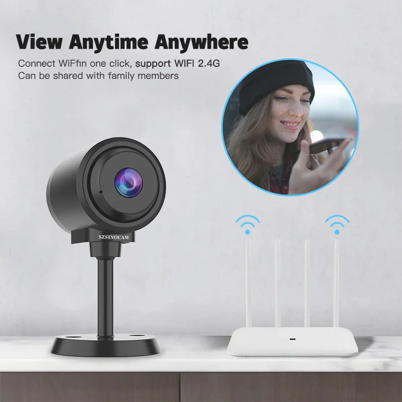 SZSINOCAM 3MP Mini Camera WiFi Wireless Monitoring Security Protection Remote Monitor Camcorders Video Surveillance Smart Home