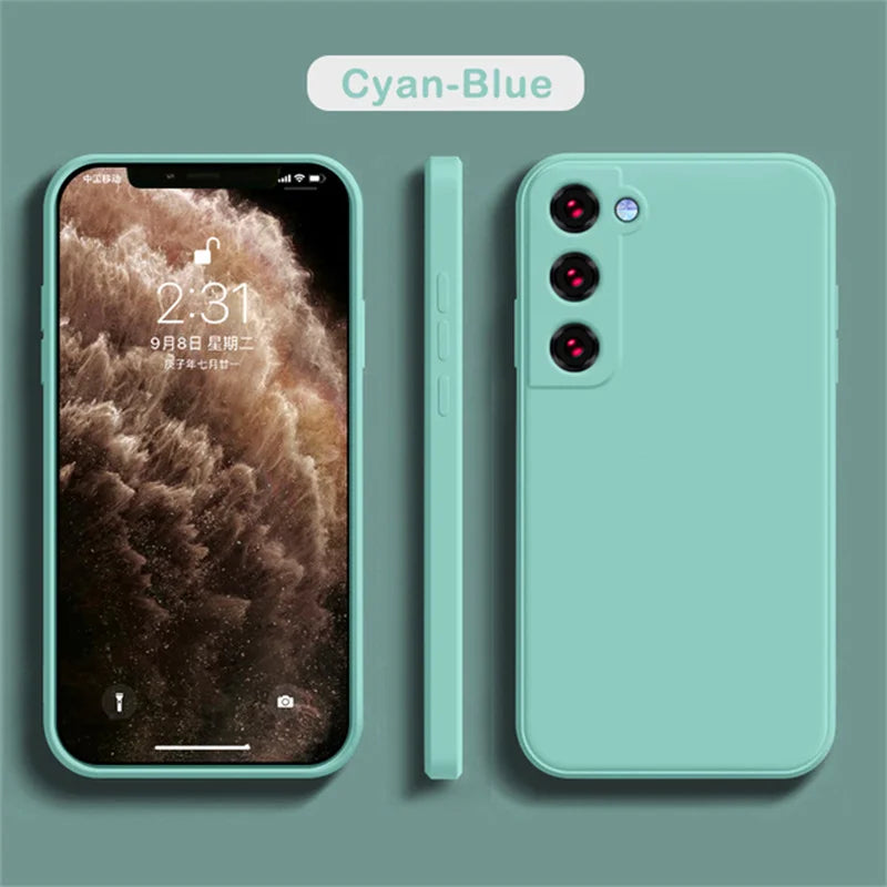 Silicon Phone Case For Samsung Galaxy A26 A36 A56 A35 A55 A06 A16 A07 A17 A37 A57 A15 A25 55 5G 5 G Shockproof Back Cover Funda
