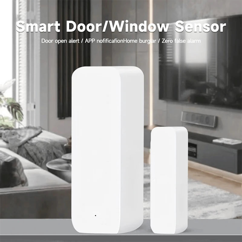 Tuya Smart WiFi Door Sensor Window Contact Alarm, Wireless Home Security Burglar Sensor, Smart Life, Alexa Google Assistant
