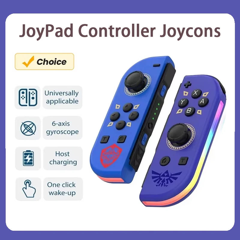RGB Wireless Controllers for Nintendo Switch / OLED / Lite