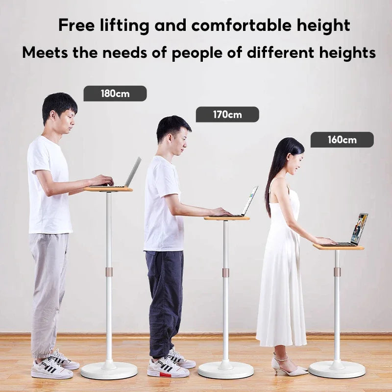 MoZhao Adjustable Laptop Stand Portable Desk Ergonomic Office Notebook Holder for MacBook Lifting Vertical Computer Stand