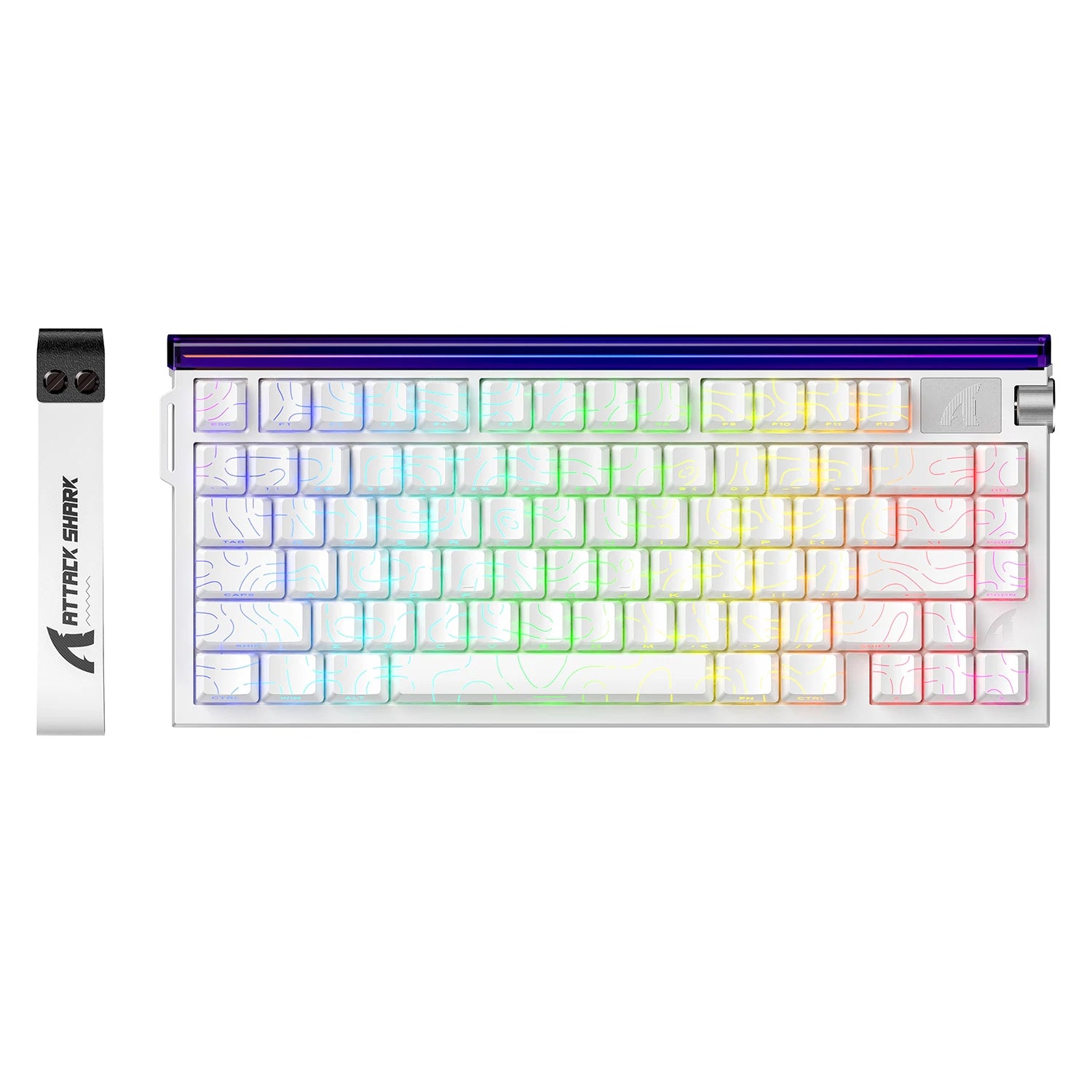 ATTACK SHARK R85HE Wired 75% Hall Effect Rapid Trigger Mechanical RGB Gaming Keyboard 8K Polling,0.05mm RT Accuracy