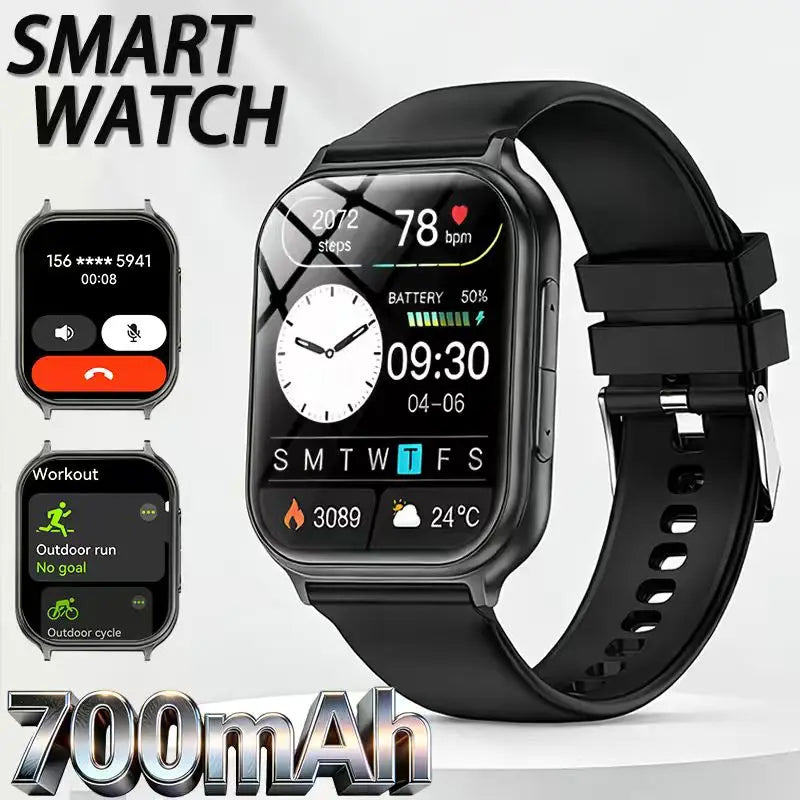 2026 smartwatch Bluetooth call IP68 waterproof, outdoor sports tracker, unisex, best gift