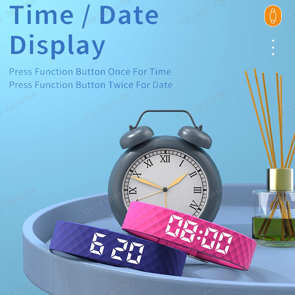 Smart Multifunctional Wristband Fitness Bracelet IP65 Waterproof Sport LED Activity Sleep Tracker Smart Watch Pedometer New 2025