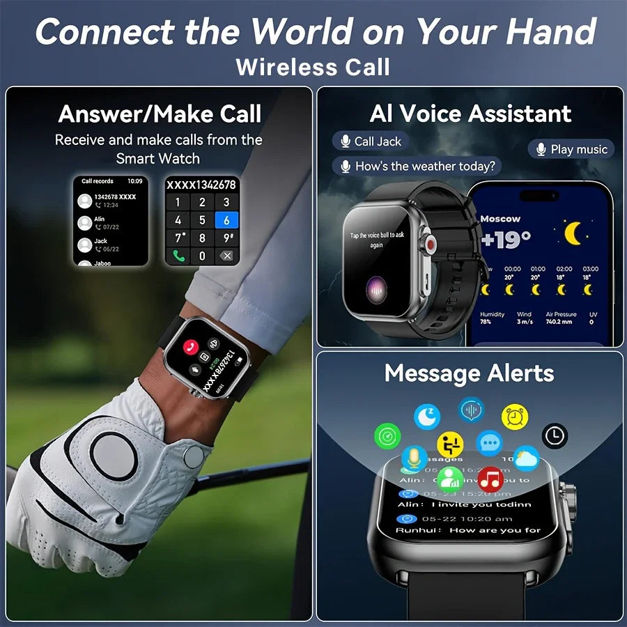 2026 New For Xiaomi Watch Ultra2 Smart Watches Women 1000mAh 1.85" AMOLED Full Touch Screen BT Call Ladies Fashion Smart watch