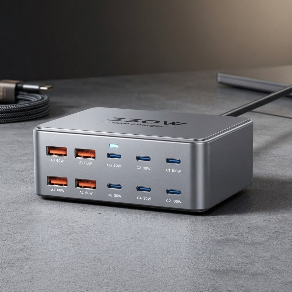 330W Multiport GaN Charger