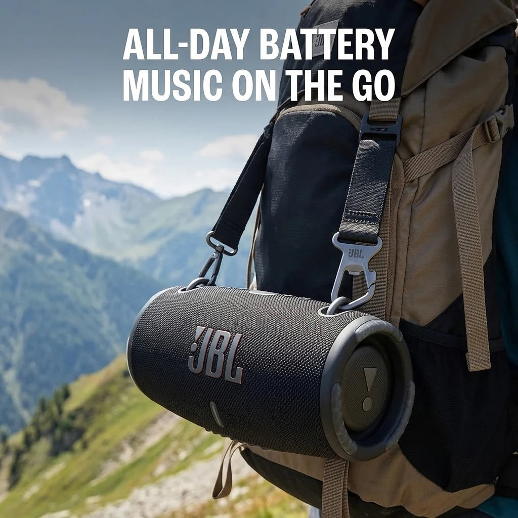 Xtreme 3 Portable Bluetooth Speaker Wireless Subwoofer Boombox IP67 Waterproof Outdoor Camping Travel Party Audio Player