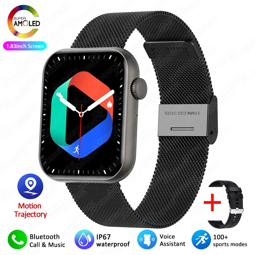 2025 New Smart Watch Men Women Waterproof Support 120 Sports ECG+PPG 1.81 inch Bluetooth Call Smart Watch For Apple DT Watch 10