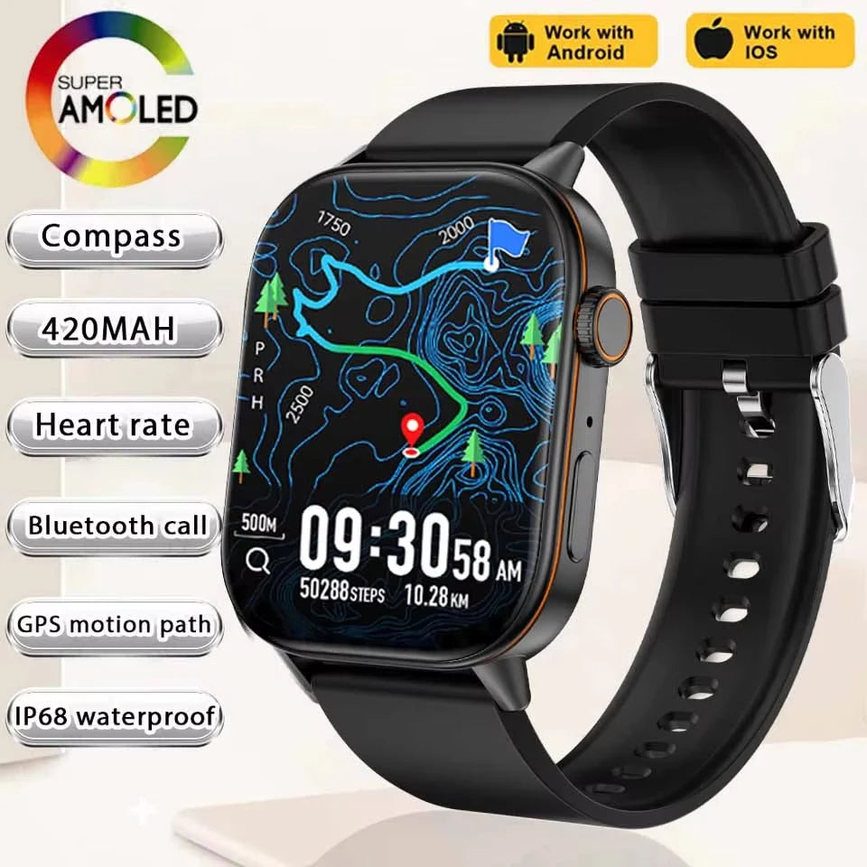 2026New Multifunctional SmartWatch Women Gift Built-in GPS Bluetooth Call Music Fitness Sports Bracelet Sleep Monitor watch Lady
