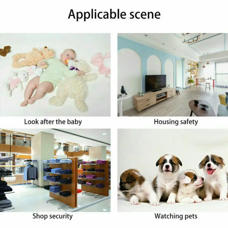 Mini Wifi 1080P Camera Wireless CCTV Infrared Night Vision Motion Detection 2-Way video Motion Tracker Home Security Drop Ship