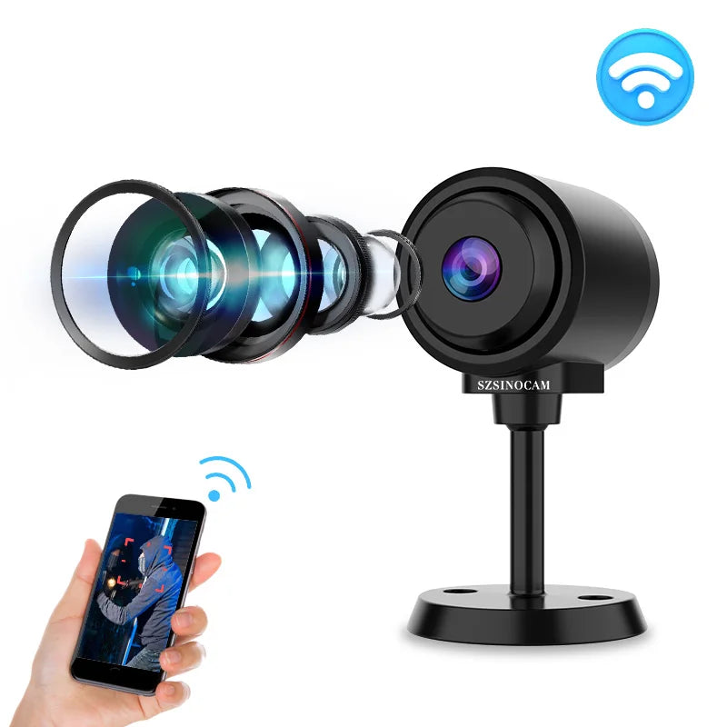 SZSINOCAM 3MP Mini Camera WiFi Wireless Monitoring Security Protection Remote Monitor Camcorders Video Surveillance Smart Home